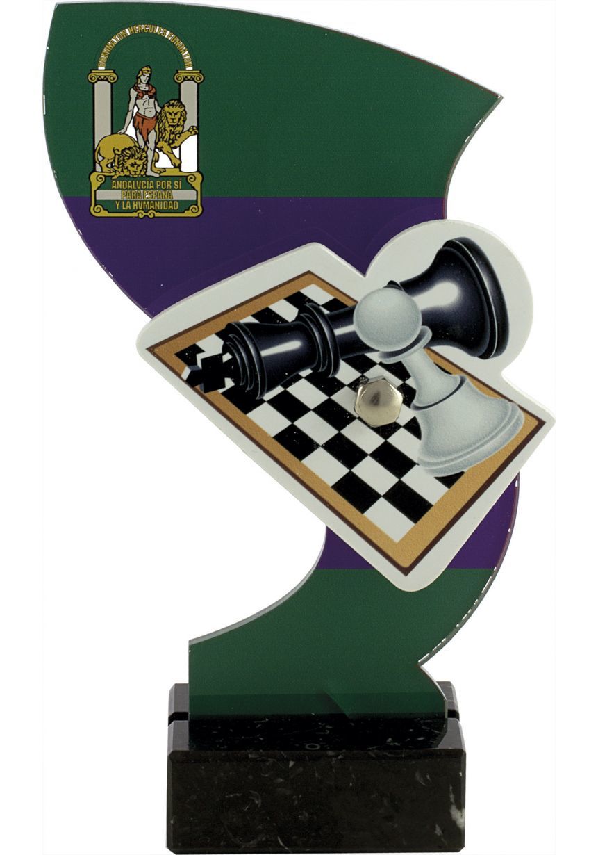 Trofeo metacrilato personalizable