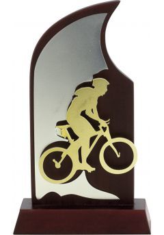 Trofeo en madera para ciclismo Thumb