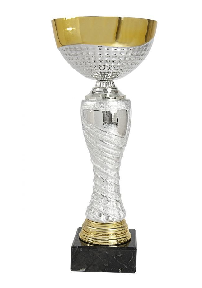 Trofeo copa dorada-plata