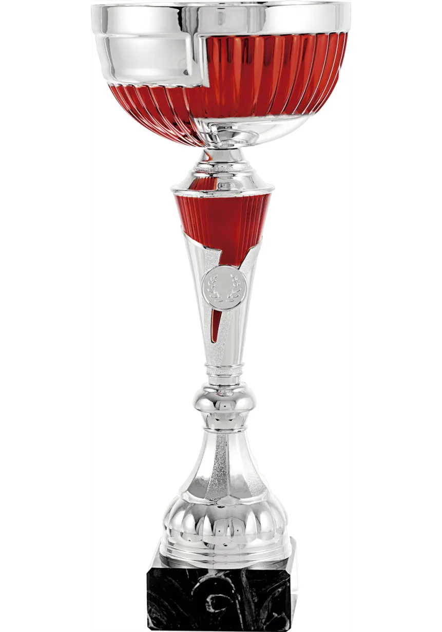 Trofeo copa plata-roja