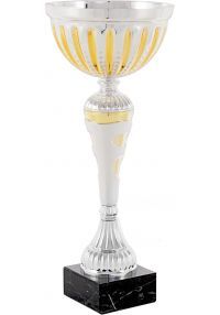 Trofeo copa balón entramado dorado