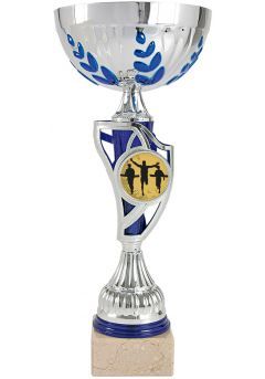 Trofeo copa balón grande con disco deportivo Thumb