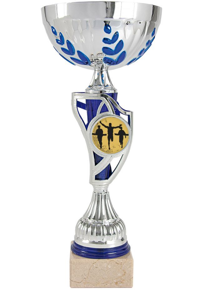 Trofeo copa balón grande con disco deportivo