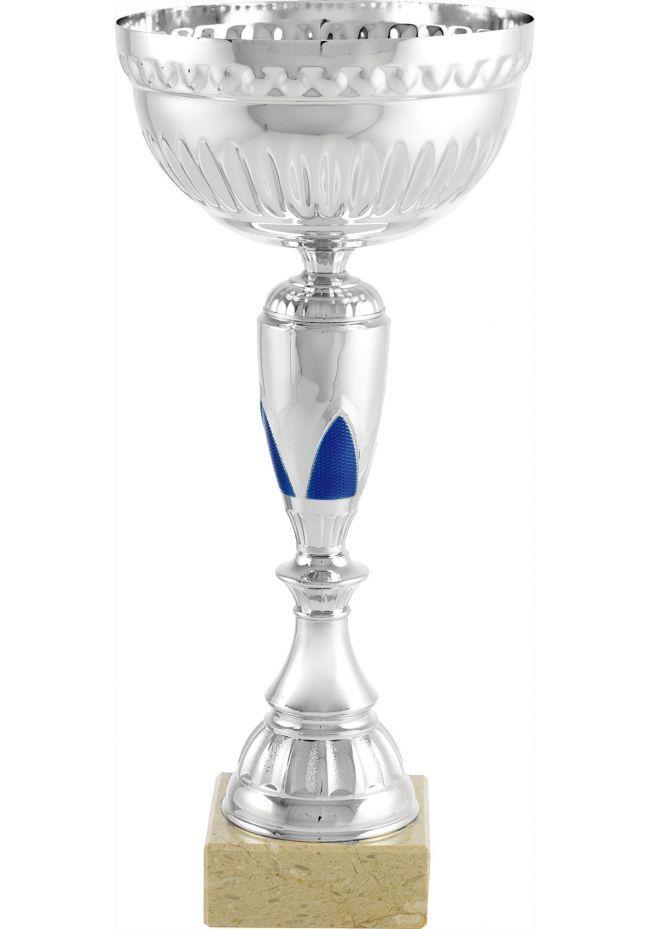 Trofeo copa balón azul labrada Trofeo copa balón azul labrada
