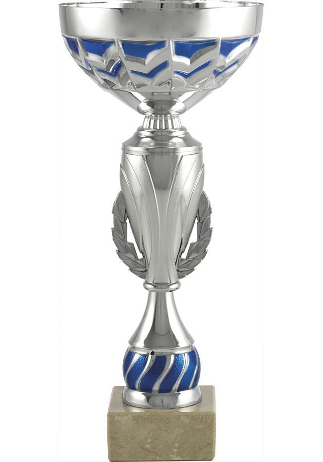 Trofeo copa balón azul laurel Trofeo copa balón azul laurel