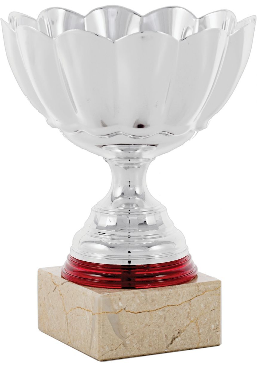 Trofeo copa mini flor detalle rojo