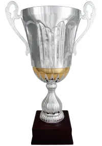 Trofeo copa plata/dorado asas