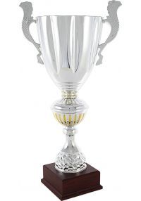 Trofeo copa cáliz bicolor plata-dorado