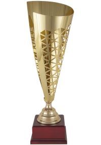 Trofeo copa corte geométrico laurel