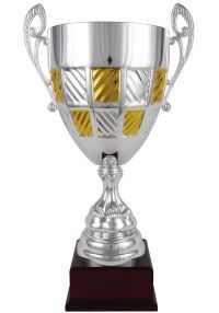 Trofeo copa bicolor oro/plata asas
