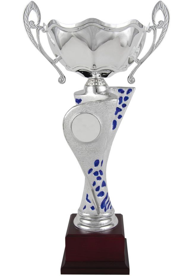Trofeo copa plata/azul
