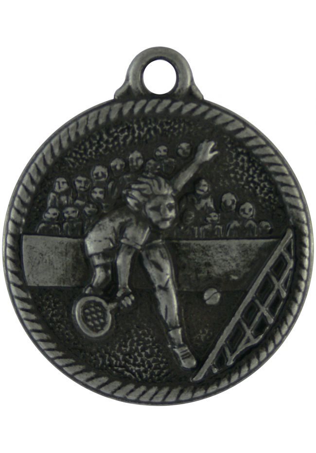 Tennis Médaille 50 mm haut relief