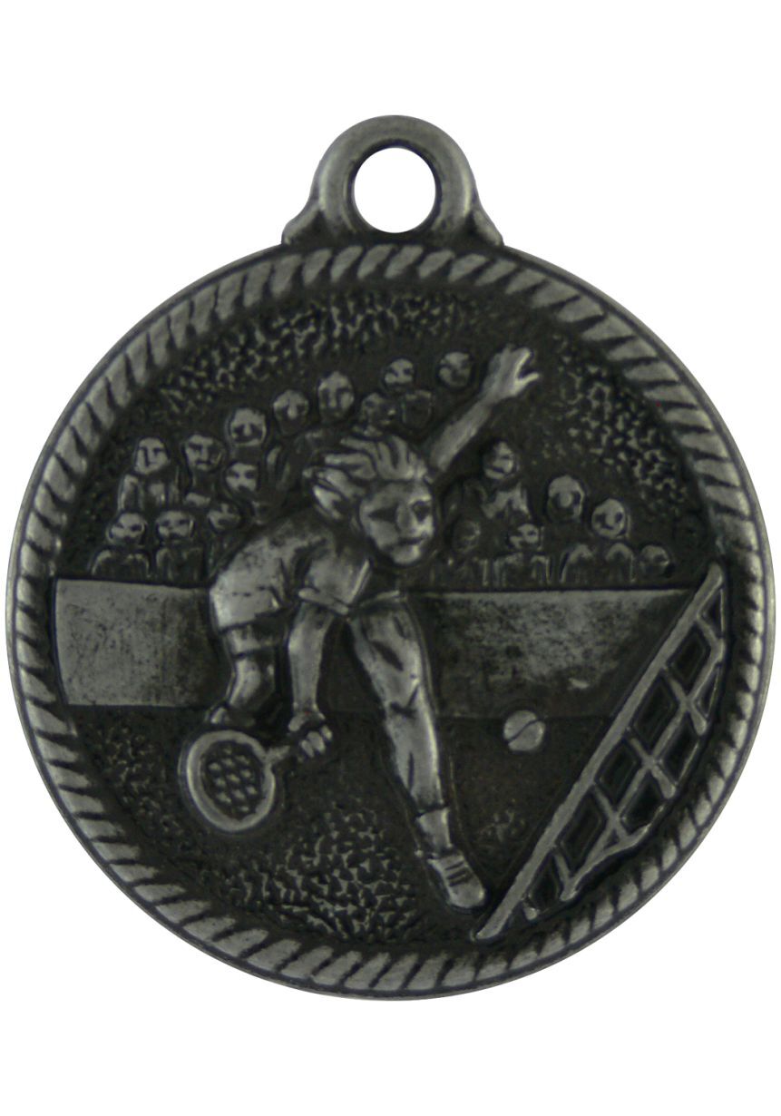 Medalla de Tenis 50mm con relieve