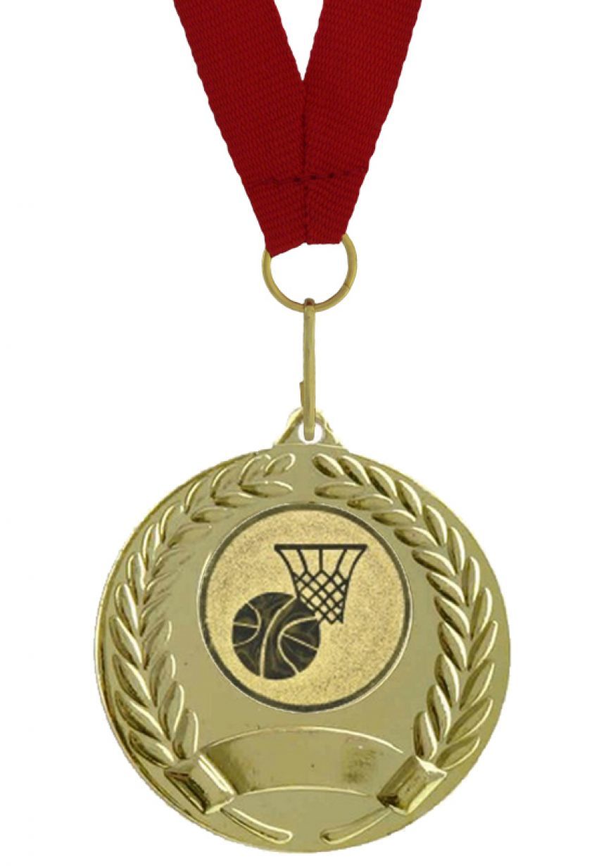 Medalla Deportiva Completa Cinta, Disco y Grabado
