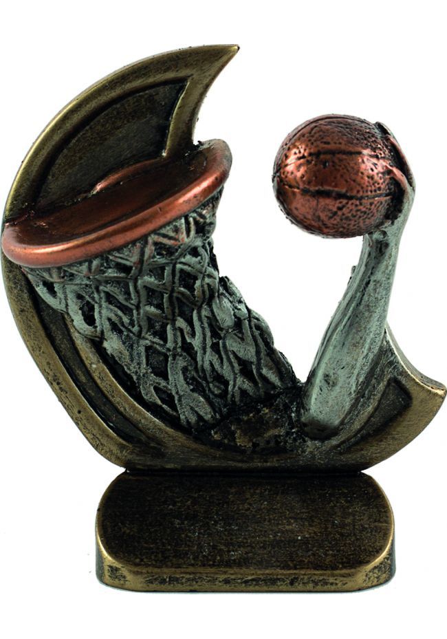 Trofeo deportivo en resina de baloncesto Trofeo deportivo en resina de baloncesto