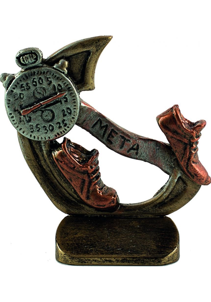 Trofeo deportivo en resina de running-cross