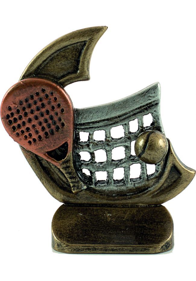 Trofeo deportivo en resina de pádel Trofeo deportivo en resina de pádel