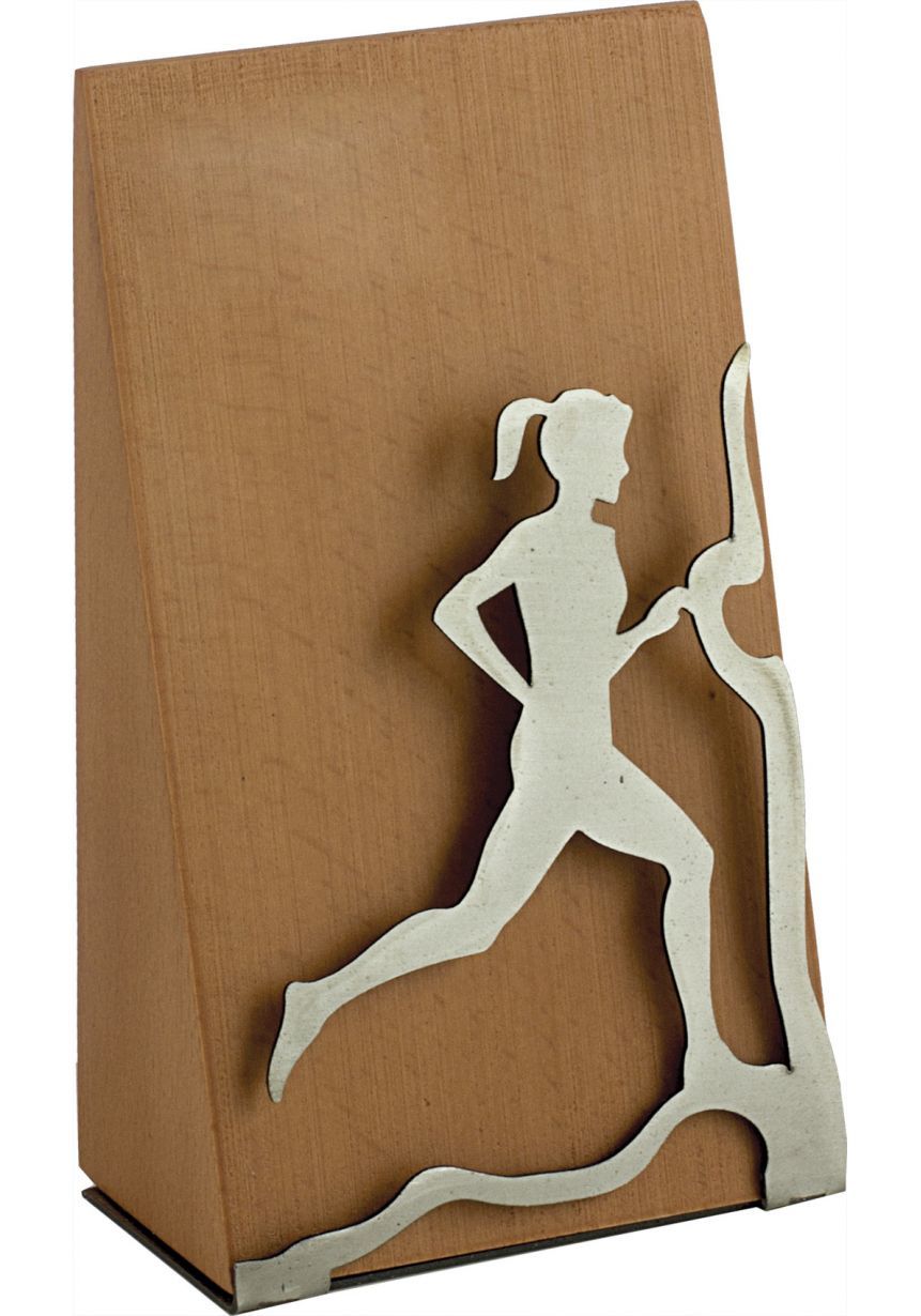Trofeo Cross y Runing en madera y metal