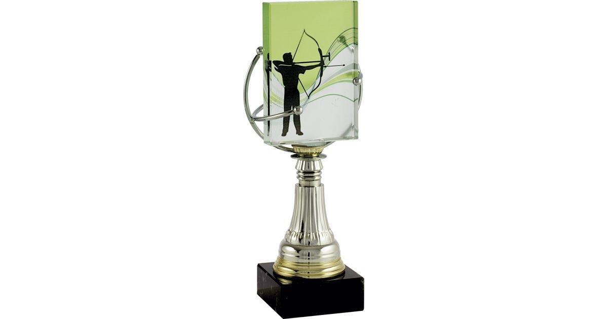Trofeo aplique de cristal deportivo