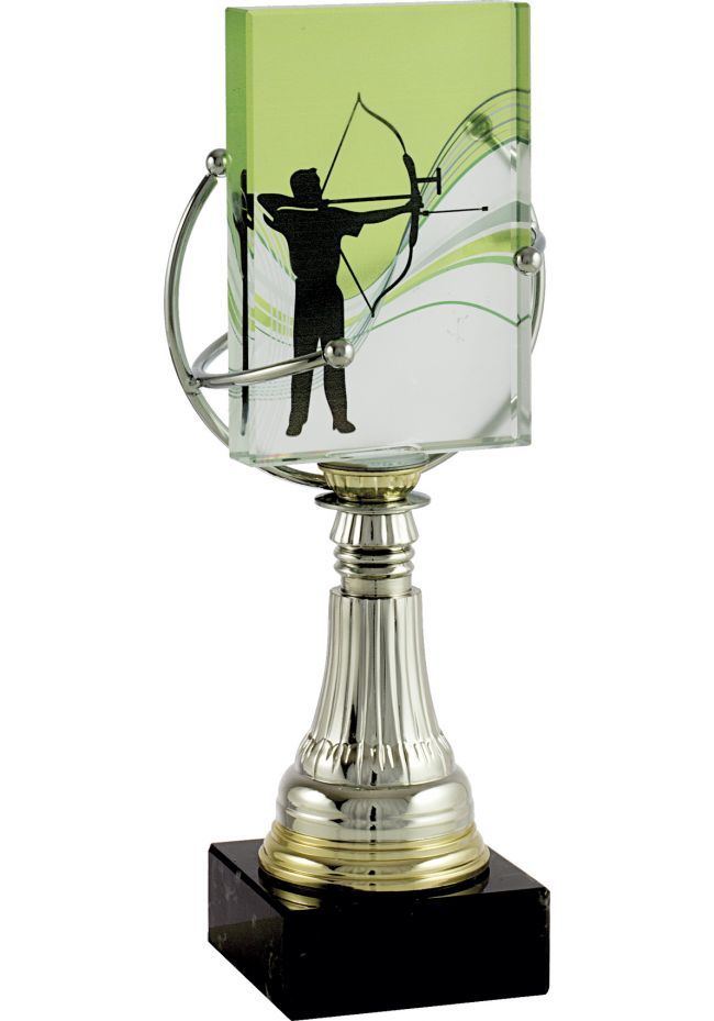 Trofeo de cristal aplique deportivo Trofeo de cristal aplique deportivo