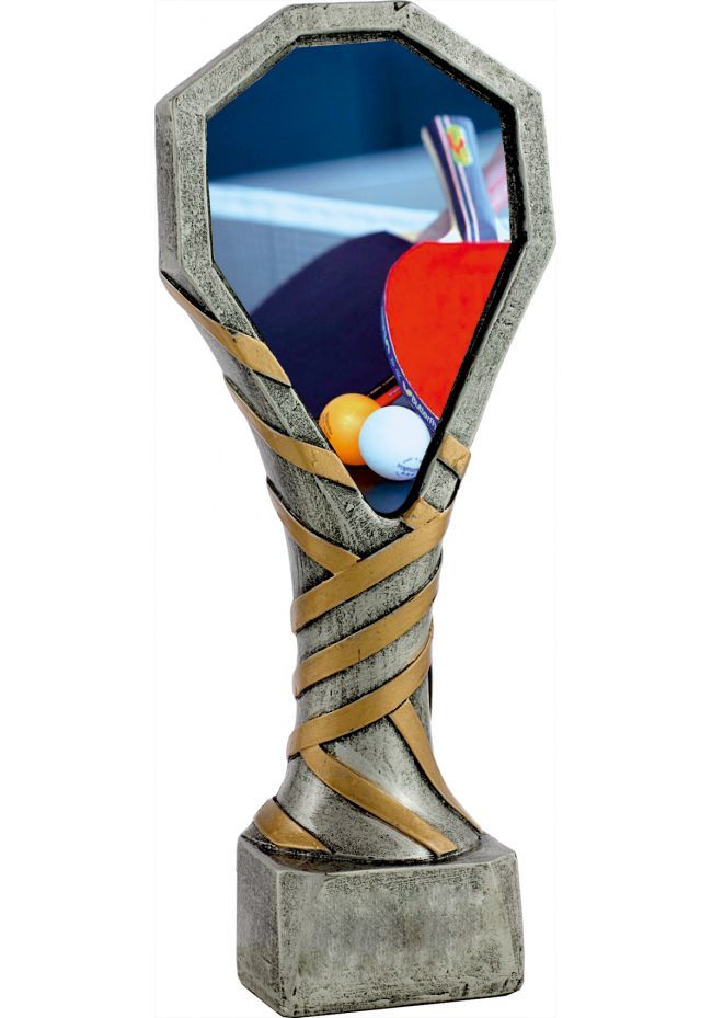 Trofeo de resina deportivo de Ping Pong