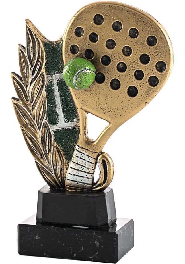 Trofeo de resina deportivo de Pádel Trofeo de resina deportivo de Pádel
