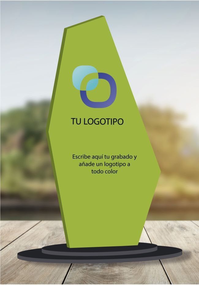 Trofeo de metacrilato especial logotipos Trofeo de metacrilato especial logotipos
