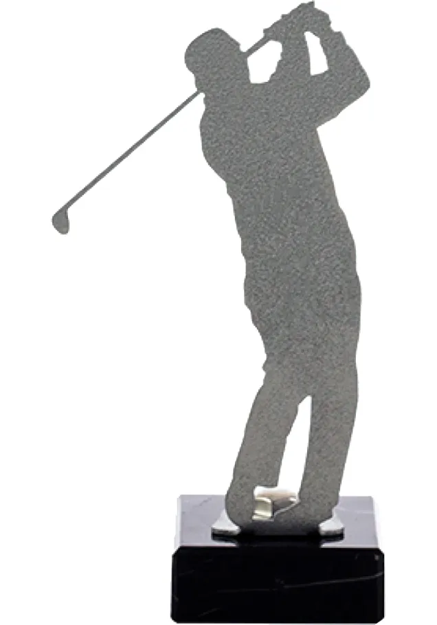 Golf Trophy aus Metall