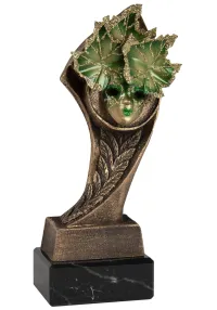Carnival trophy with feathers