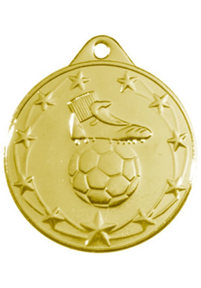 Medalla de fútbol con pelota en relieve alto Medalla de fútbol con pelota en relieve alto