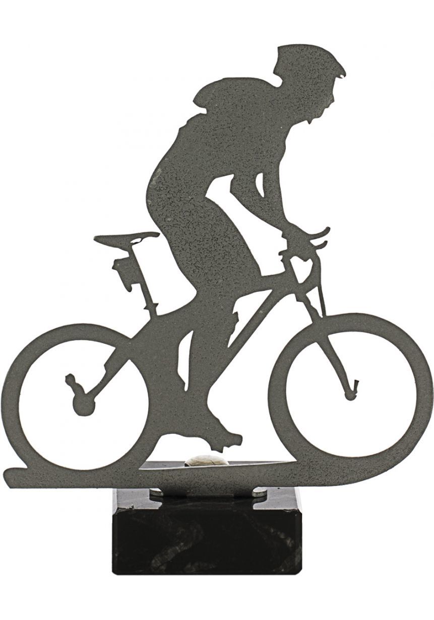 Trofeo de Mountain Bike realizado en metal