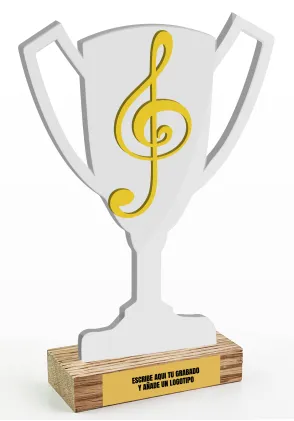 Trophäe des Musikpokals