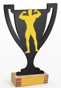 trofeo della coppa di bodybuilding
