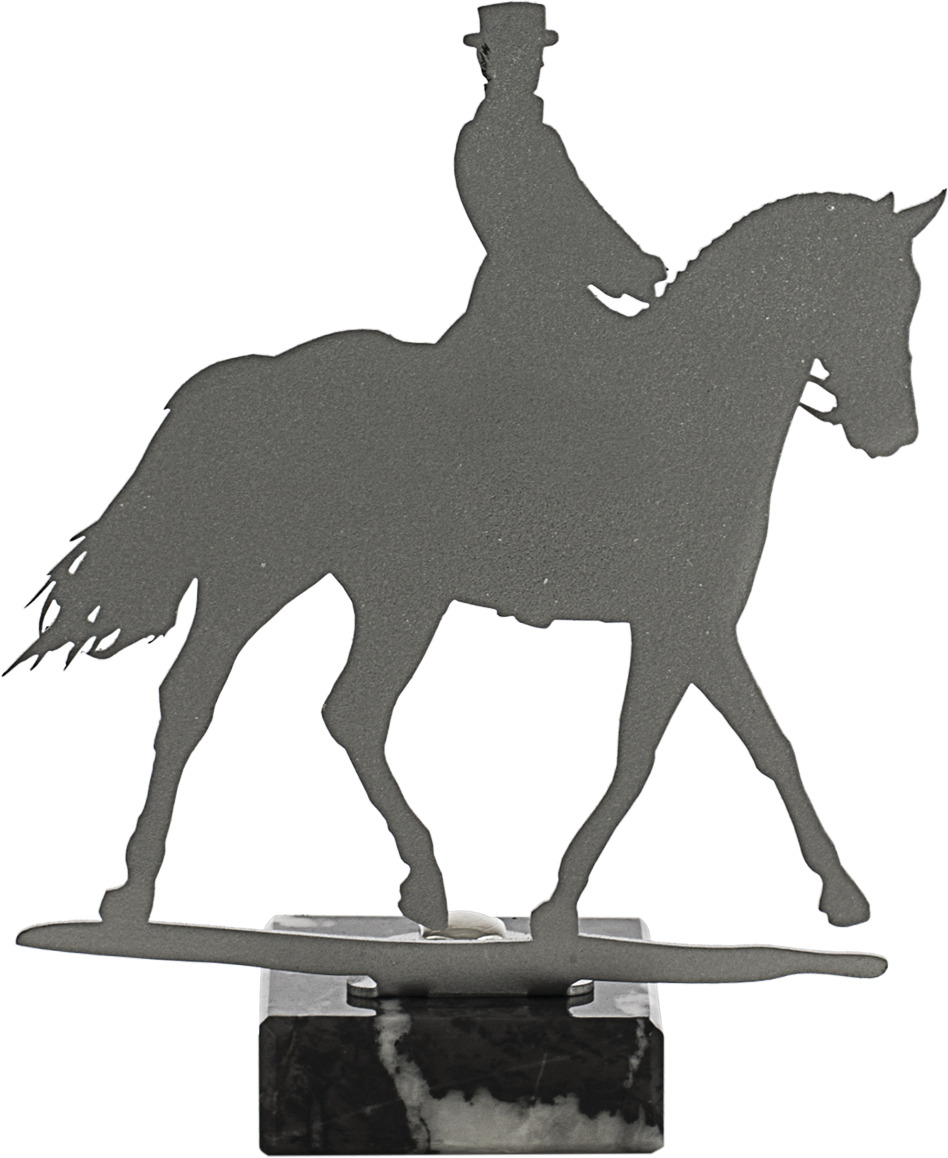 Trophée Cheval En Résine - Hauteur 12,5 Cm - Plaque Personnalisable Offerte - Idéal Pour Compétition équestre, Cadeau Hommage