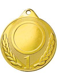 Medalha de esportes com o número 1