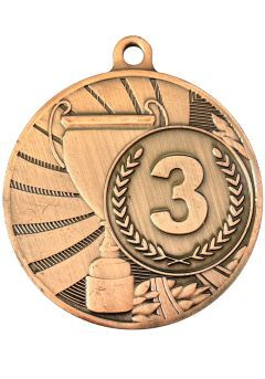 Médaille sportive avec le numéro 2 Thumb