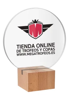 Round wooden base trophy Thumb Round wooden base trophy Thumb