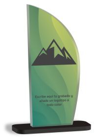 Mountains Trophy aus Methacrylat