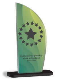 Stars Trophy aus Methacrylat