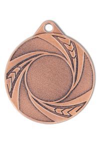 medaglia metallica a spirale
