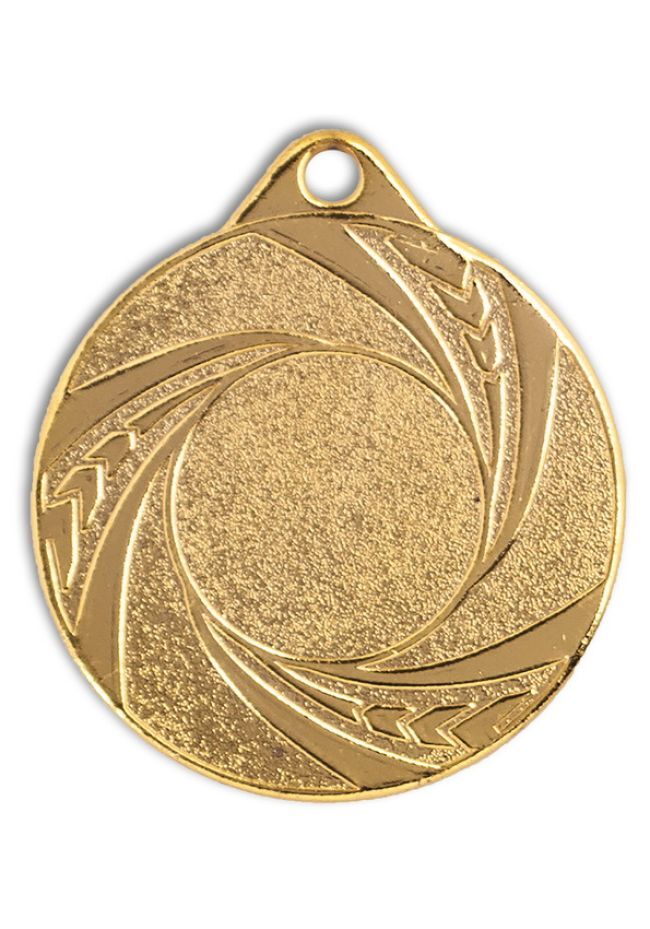 médaille métal spirale