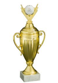 Coppa del trofeo di golf d'oro