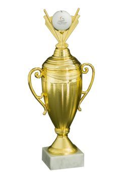 Copa Trofeo de Golf dorada soporte Thumb