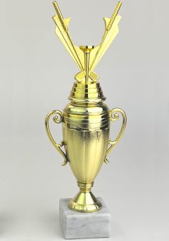 Copa Trofeo de Golf dorada soporte Thumb