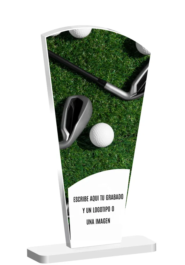 Golf-Fan-Trophäe aus Methacrylat