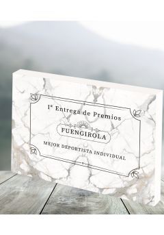Marble methacrylate commemorative plaque Thumb