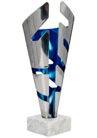 corban glass trophy cup