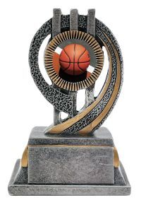 Trofeo de resina deportivo de baloncesto
