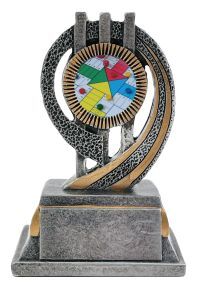 Parcheesi sports resin trophy