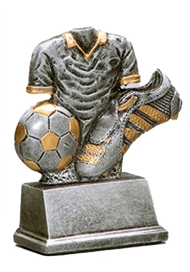 Children's soccer trophy